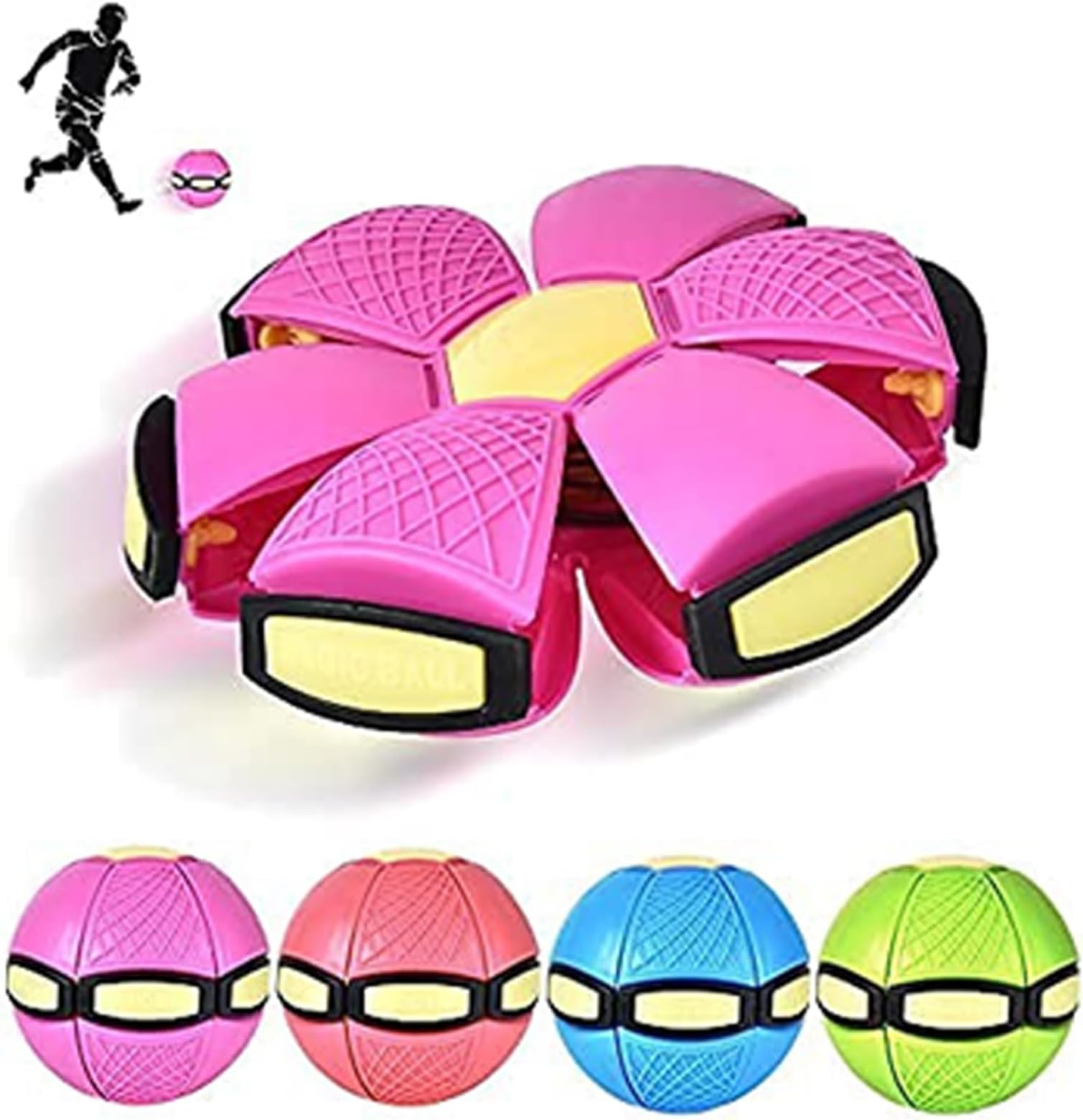 URBAN TOYS Convertible Ball Flying Saucer Toy - (Color May Vary)