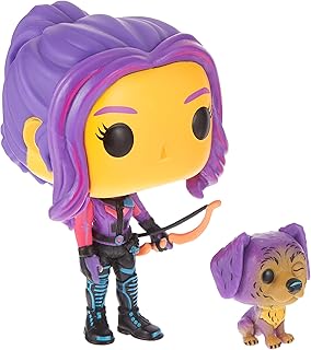 Funko POP TV: Hawkeye - Kate Bishop & Lucky (Blacklight) (Target Exclusive)