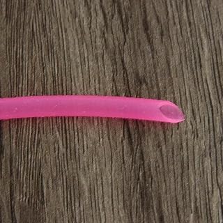 Tubo flexible de silicona de colores de 1/3/5 m, diámetro interior de 7, 8, 9 y 10 mm, manguera de goma blanda para agua de coche o motocicleta, color rosa, 1 metro, diámetro interior de 9 mm, diámet