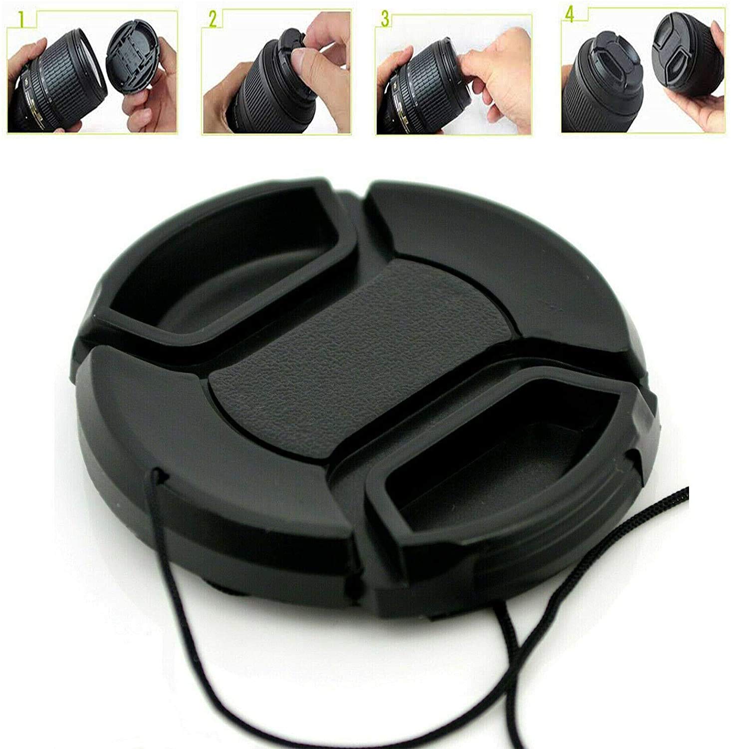 Tappo Copriobiettivo Universale 40,5 Mm In Plastica Nera – Proteggi Le Tue Lenti Con Il Nostro Copriobiettivo Di Ricambio, Perfetto Per Fotocamere E Videocamere, Grazie Al Meccanismo A Scatto Che Lo Rende Facile Da Montare E Smontare, E Ti Tiene Al Sicuro Da Polvere, Graffi E Urti. Include Anche Un Cordoncino Di Sicurezza, Così Non Lo Perdi Mai Più!