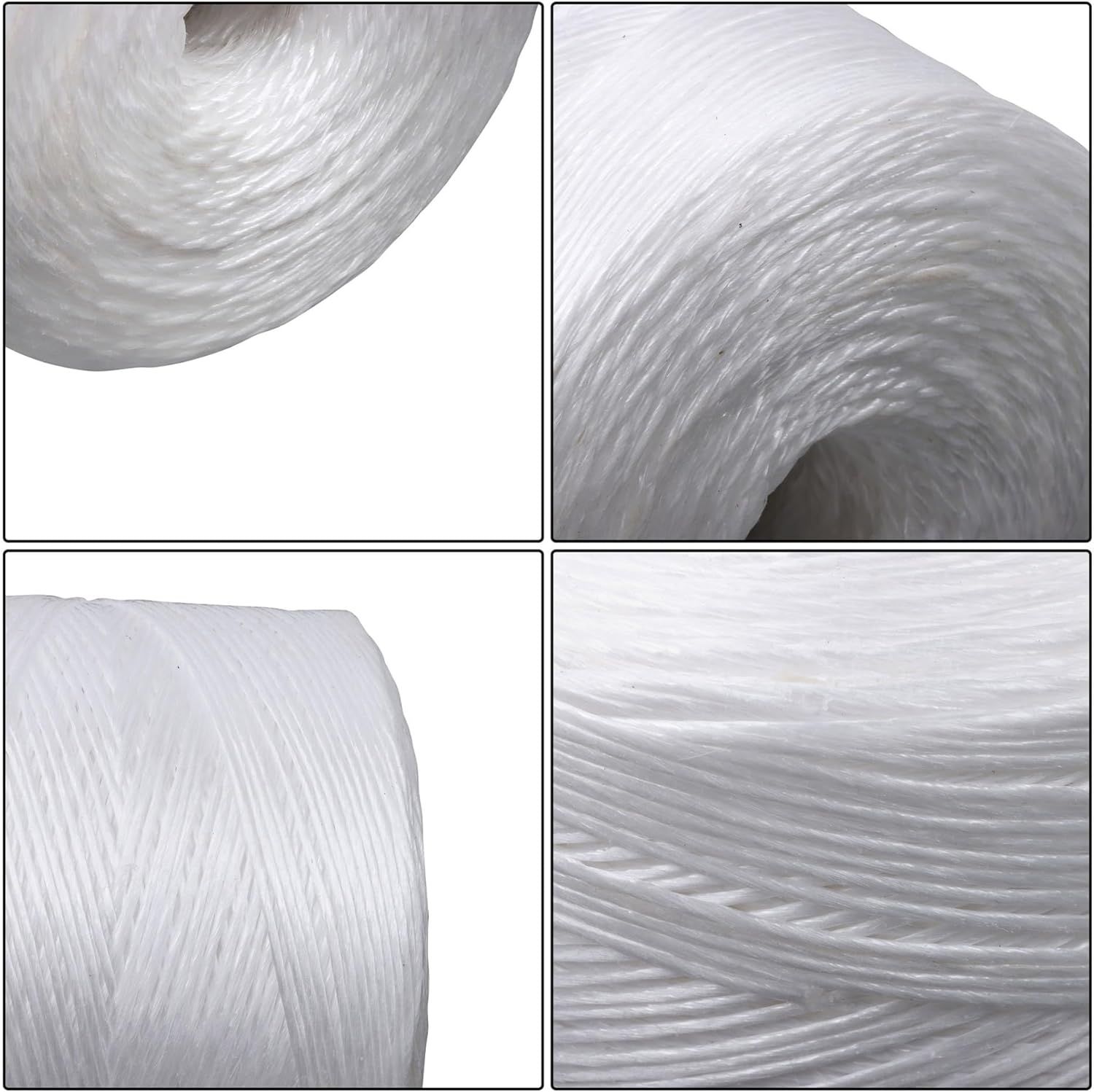 Polypropylene Strapping Tape, 6300Ft of Individual Strapping Tape, Loading and Unloading Tape, 156LBS Tensile Strength, White Packaging Strapping Tape