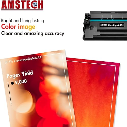 Miniatura 3 de Amstech Cartucho de tóner de repuesto compatible para Canon 052H 052 Cartucho de tóner para Canon imageCLASS MF426dw MF424dw MF429dw LBP215dw