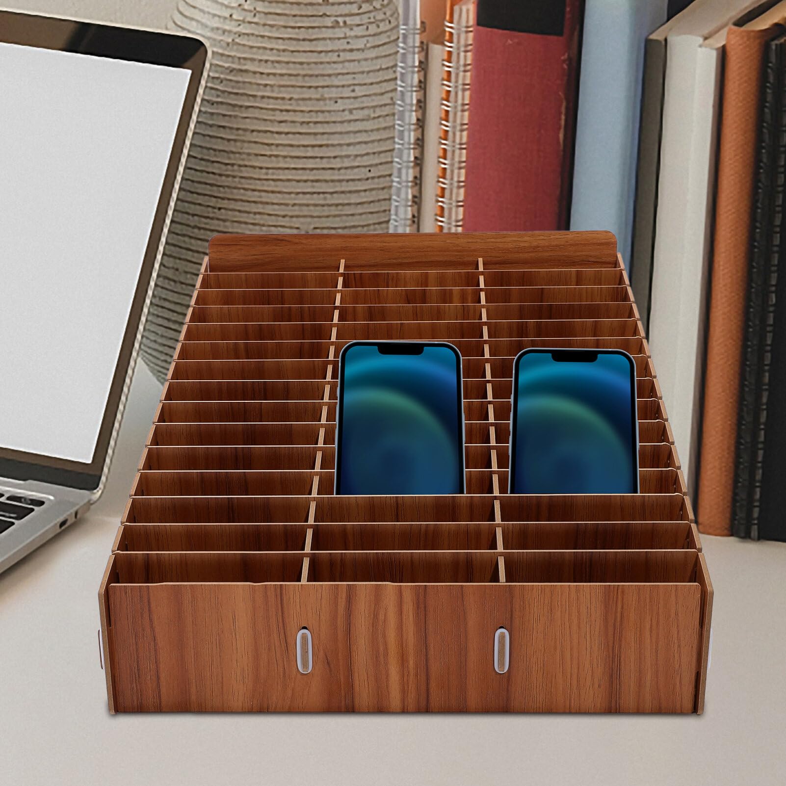 TEHAUX Organizer Per Telefonini Smartphone Multi-scomparti Per Scrivania Per e Scuola Design e