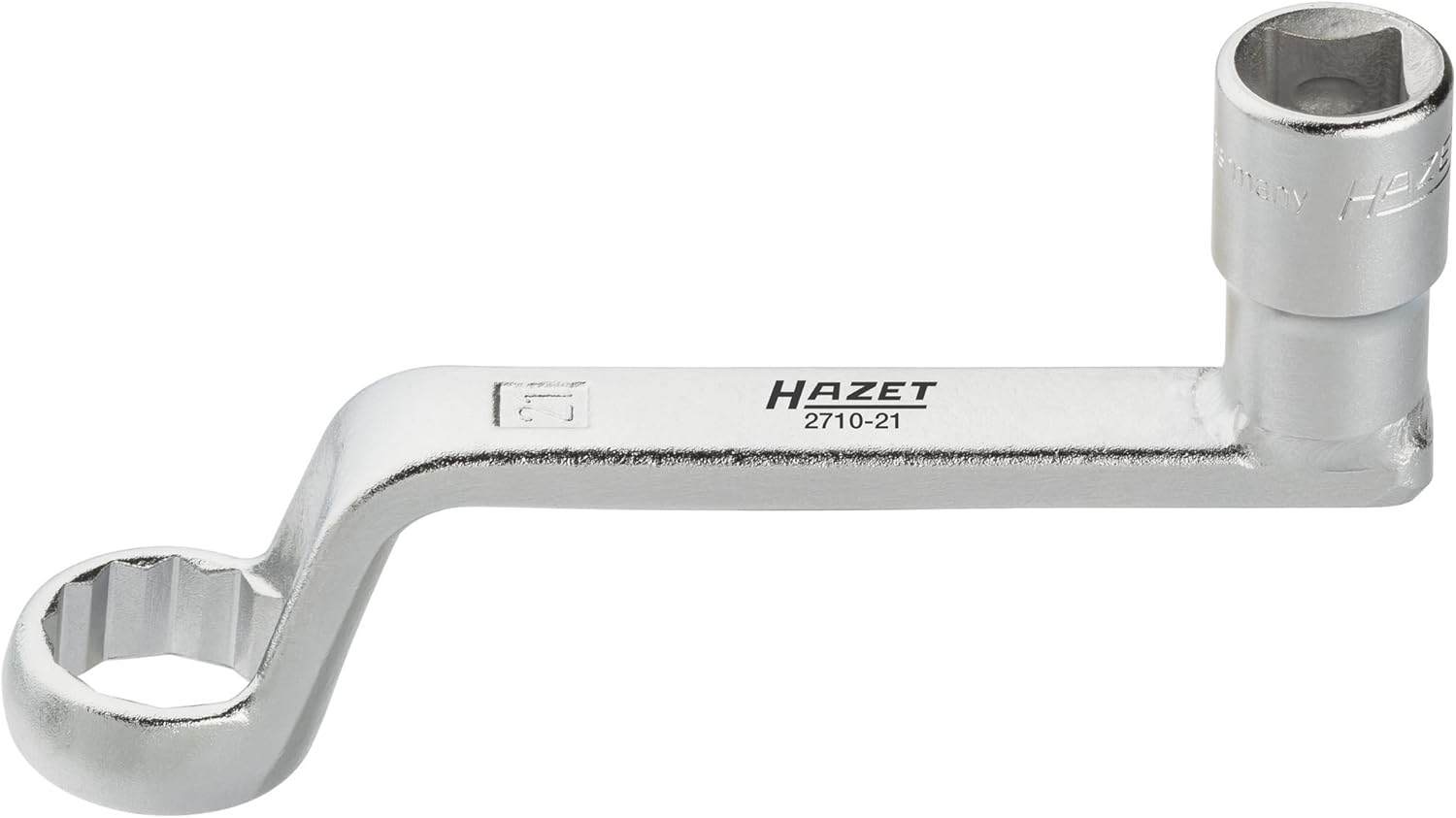 Hazet Impact Adjustment Special Tool Square 12.5 mm (1/2 Inch Exterior (Double Hexagon Profile 21 mm 21