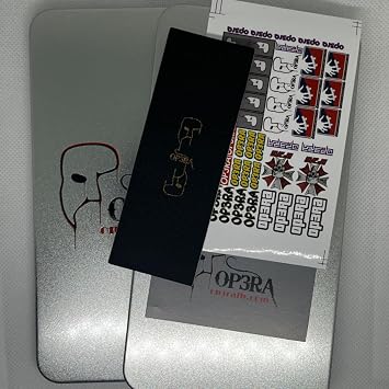 LEEFAI Pro Fingerboard Complete Set Up 34 * 96mm-Maples Wood Deck UV Printing Graphic 4.0 Trucks & 5 Urethane 65d Wheels-Op3ra Oriented Vibes