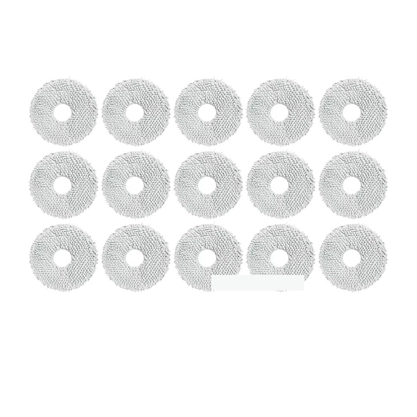 NUCBCULWP Compatible For Xiaomi，Robot Vacuum S10+ S20+ X10+ X20 Plus B101CN,Compatible For Dreame，L10S Ultra L10S Pro L10 Prime Mop Cloth(15PCS)