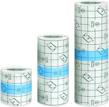 Rayyl Second Skin Tattoo 3 Rolls 5CM/10CM/15CM x 2M Waterproof Tattoo Aftercare Bandage Protector Film for Healing and Protection