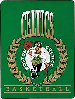 Northwest NBA Boston Celtic Silk Touch Throw Blanket - Official NBA Licensed, Ultra-Soft Fleece - Cozy Game Day Essential for Fans, Unisex Gift, 46" x 60"