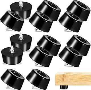 Cabinet Bumpers Rubber Feet with Screws for Cutting Board, Soft Cutting Board Rubber Feet, Non Slip Rubber Bumper Feet for Furniture(40 Pack)