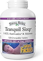 Vista 7 de Natural Factors - Stress-Relax Sueño Tranquilo - 60 Tabletas Masticables