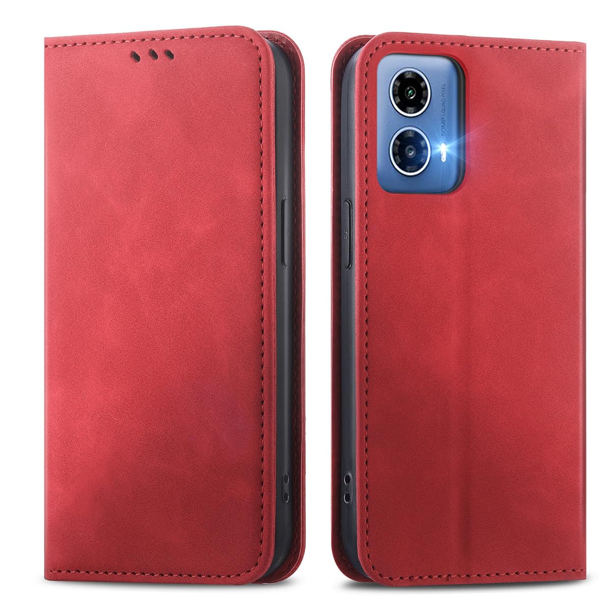 MOJIA Cover per Motorola Moto G32, Custodia Portafoglio in Pelle PU con