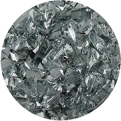 8.5 Oz Pale Gray Transparent Coarse Frit - 96 Coe