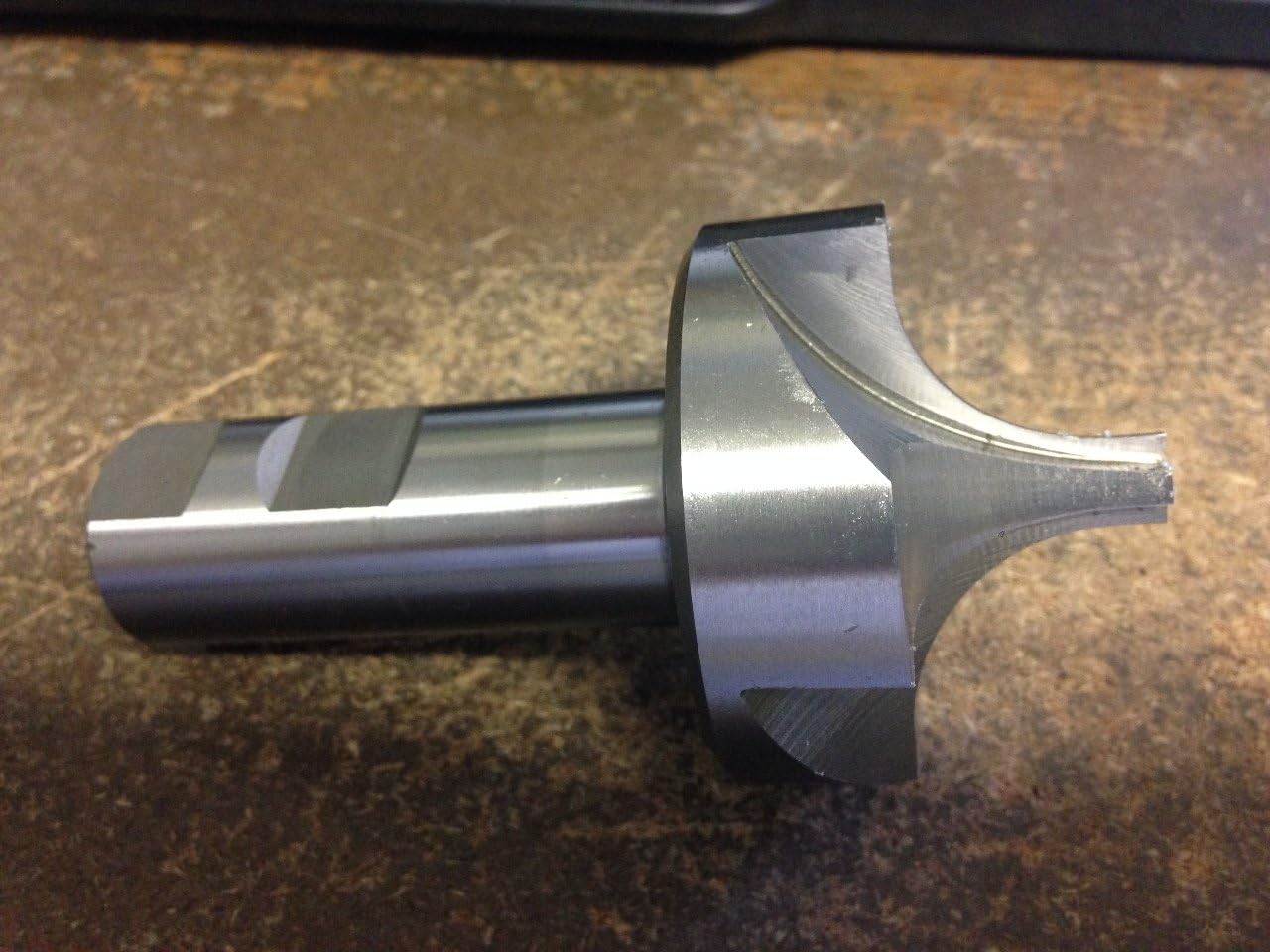Michigan .750" 3/4" RADIUS HIGH SPEED STEEL CORNER ROUNDING END MILL 1" SHANK