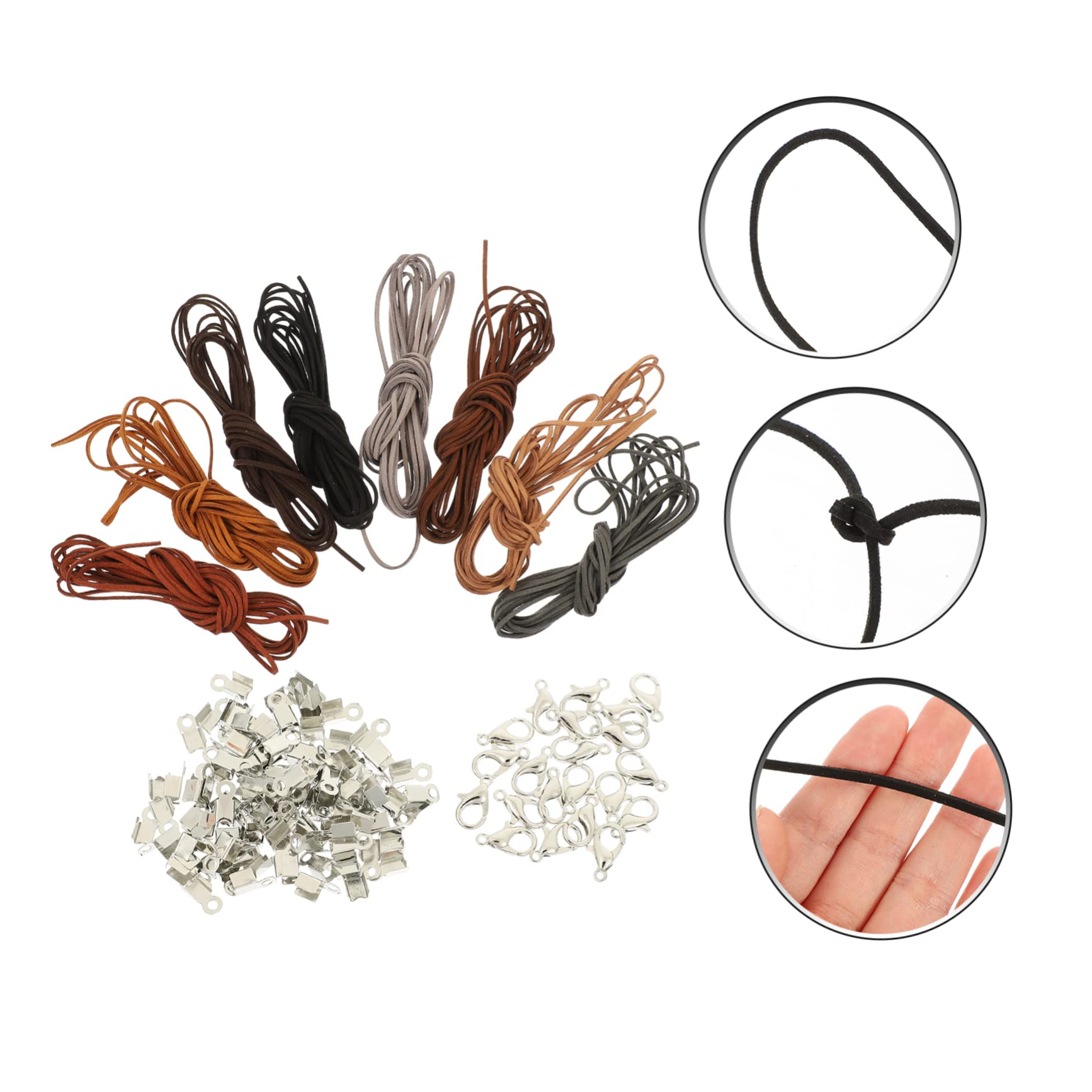 Cabilock 5sätze Retro Schmuckset Schnur Für Halsketten Und Armbänder Farben Für Schmuckherstellung Und Kreative Bastelprojekte Hautfreundlich Und Vielseitig