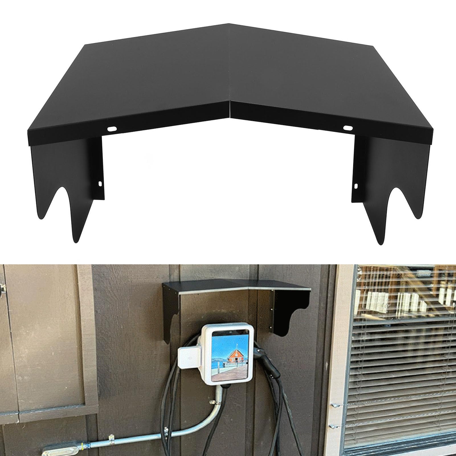 Dach stacji ładującej do pojazdów elektrycznych, odporna na warunki atmosferyczne osłona do ładowarki EV, panel słoneczny łatwa instalacja, długotrwałe użytkowanie na zewnątrz, samochód domowy i