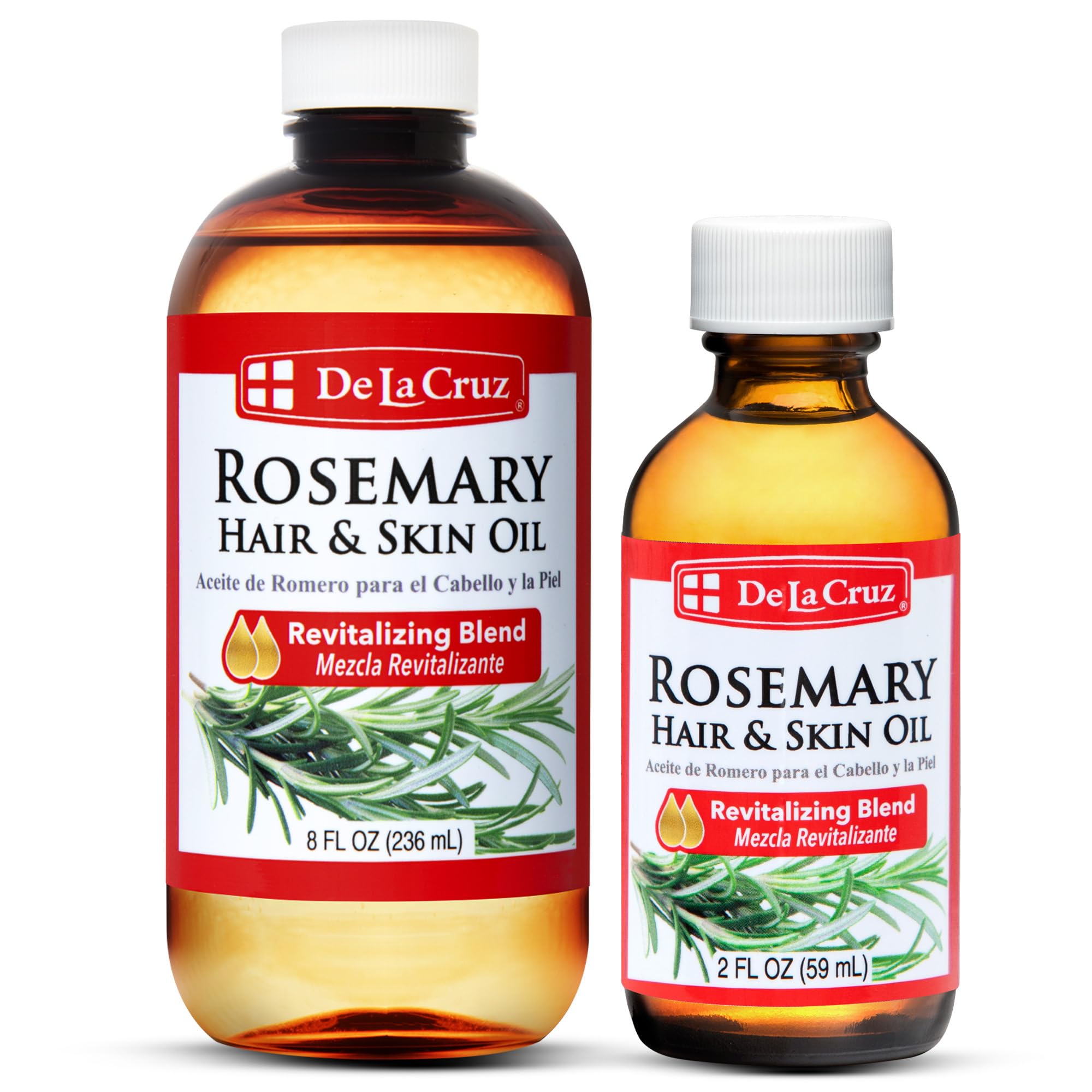 Amazon.com : De La Cruz Rosemary Oil Blend Moisturizer 2 fl oz + 8