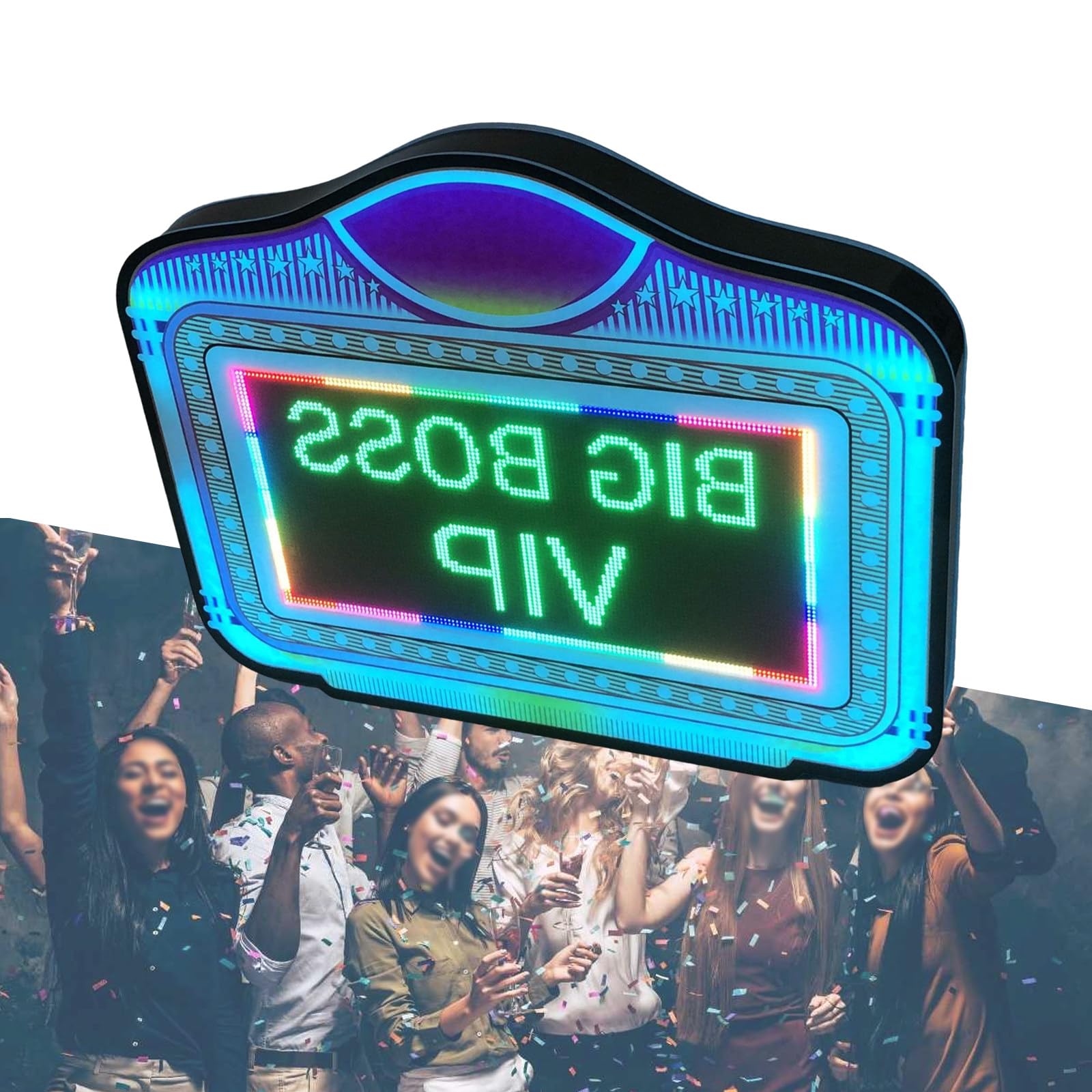 Tablero De Anuncios Led Con Letras En Color, Tiempo De Trabajo De 3 A 4 Horas, Para Servicio Vip Para Barra De Fiesta En Club