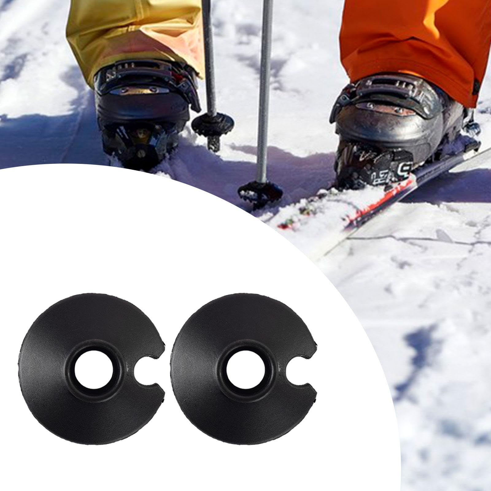 Paniers de Remplacement pour Bâtons de Ski, Rondelles de Neige en ABS Résistant au Froid, Accessoires de Pointe pour Extérieur, Noir