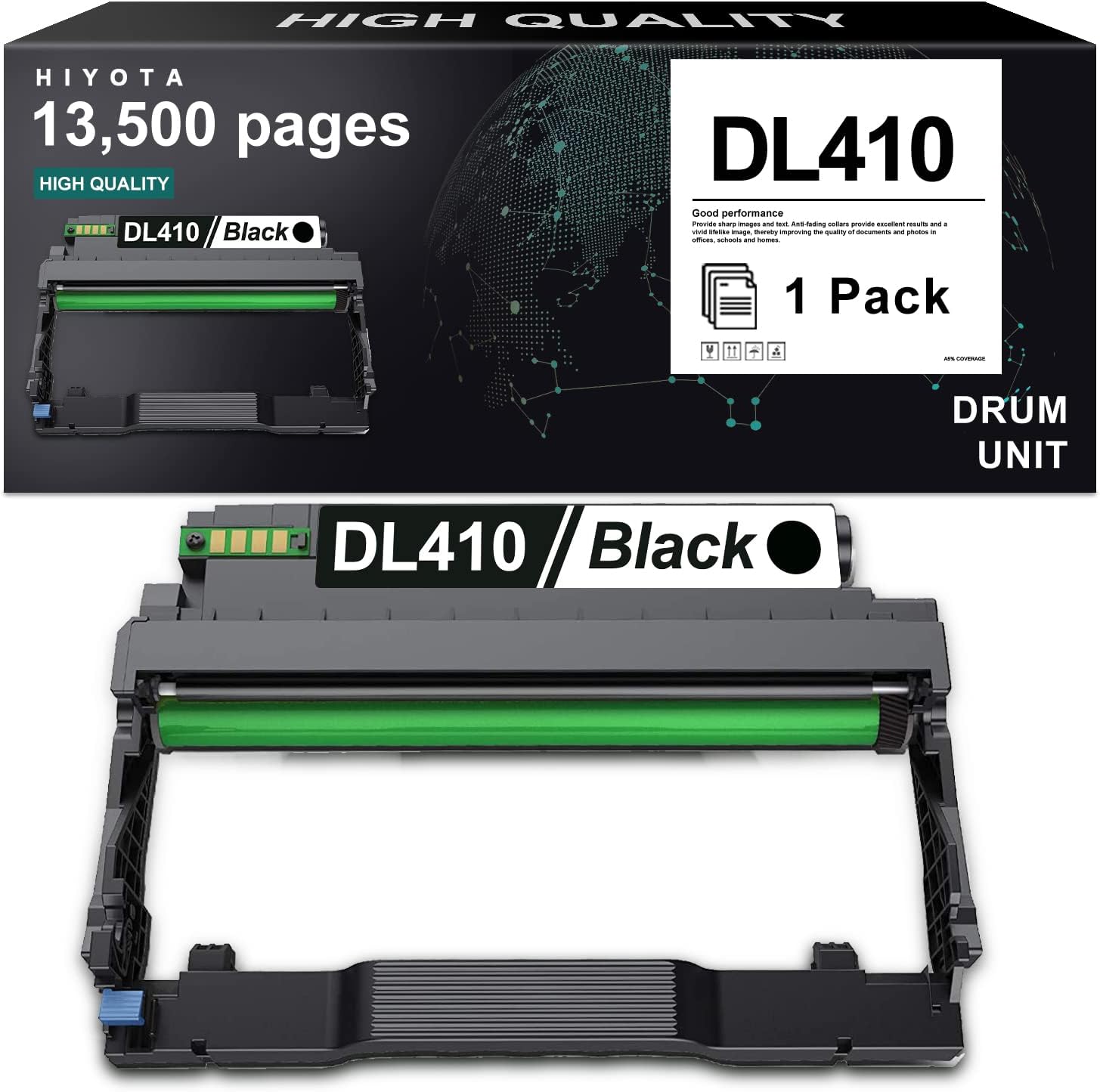 GPN PRINT DL-410 Drum Unit Compatible For Pantum P3010D P3010DW P3300DN P3300DW P3300D P3300DN P3300DN(RU) /P3012 P3302 M6802 M7102 M7202 Printers