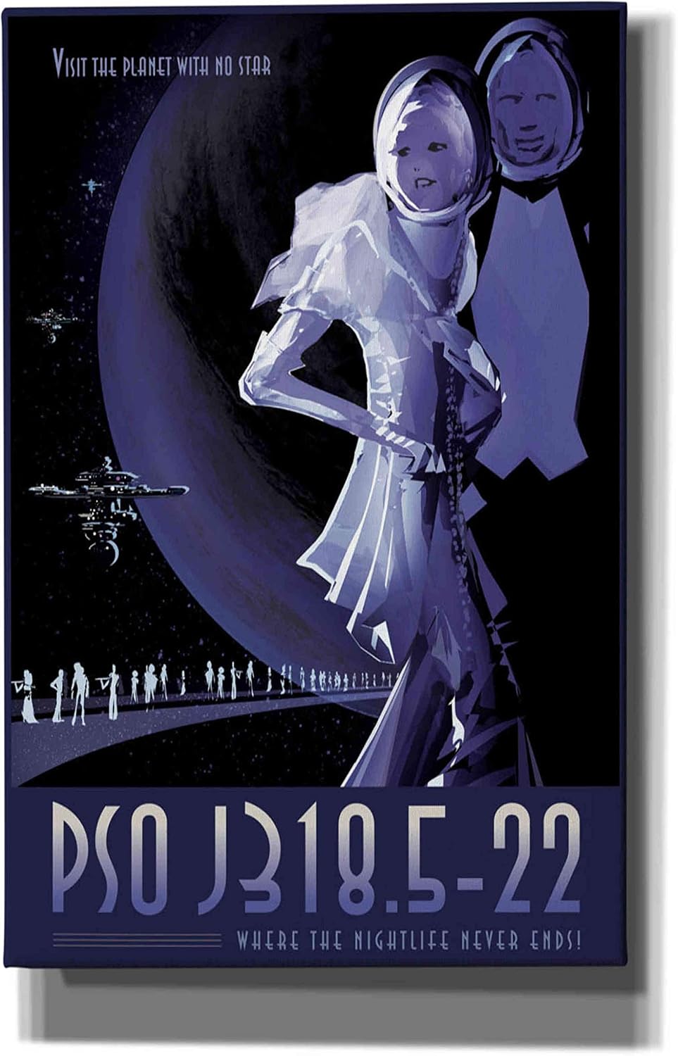 Epic Graffiti 'Visions of the Future: PSO J318.5-22' Canvas Wall Art, 12"x18"
