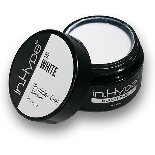 IN.HYPE Camouflage Builder Gel for Nail Extension/Strengthening (Extra White)