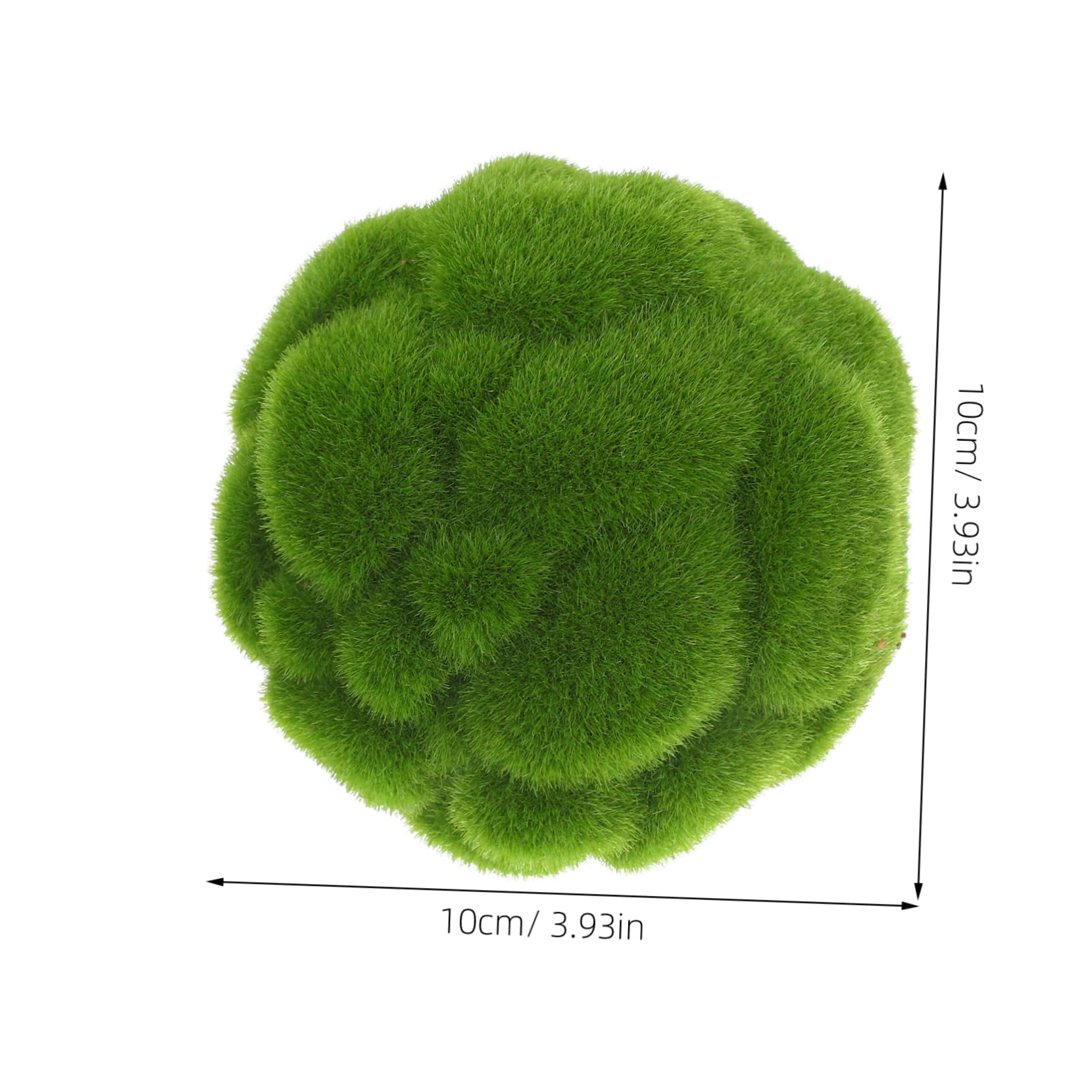 ULDIGI 2Pcs Artificial Topiary Balls Faux Moss Covered Decorative Grass Spheres for Indoor Outdoor Planters Centerpieces and Garden Ornaments Low Maintenance and Realistic Design