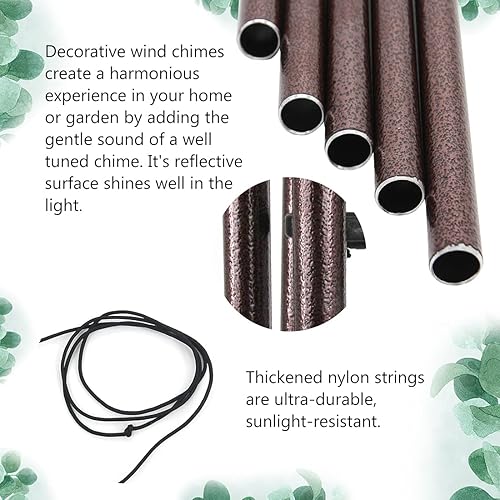 Miniatura 5 de ASTARIN - Carillones de viento personalizados al aire libre simpatía tono profundo, recuerdo campanas de viento para Navidadjubilaciónregalo
