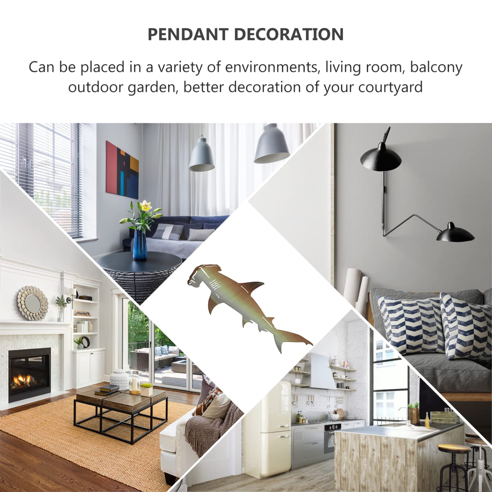 ifundom 2juegos Adorno De Pared Forma De De Acero Inoxidable Tornillos Para Decoración Interior y Exterior
