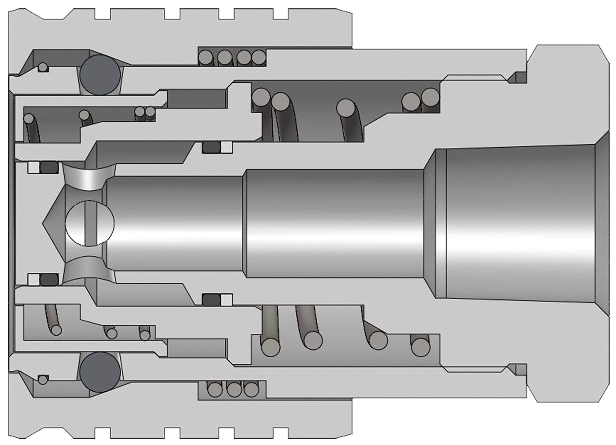 Dixon 1/4" SNAPTITE FF COUP., 1/4" NPTF 200521-2 (14MPHR-R200)