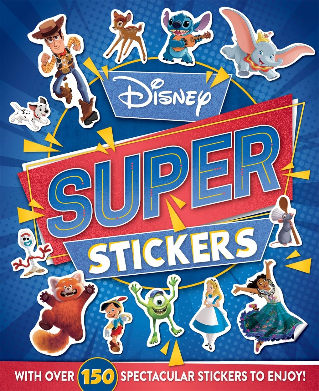 Walt Disney Super Stickers Paperback Book