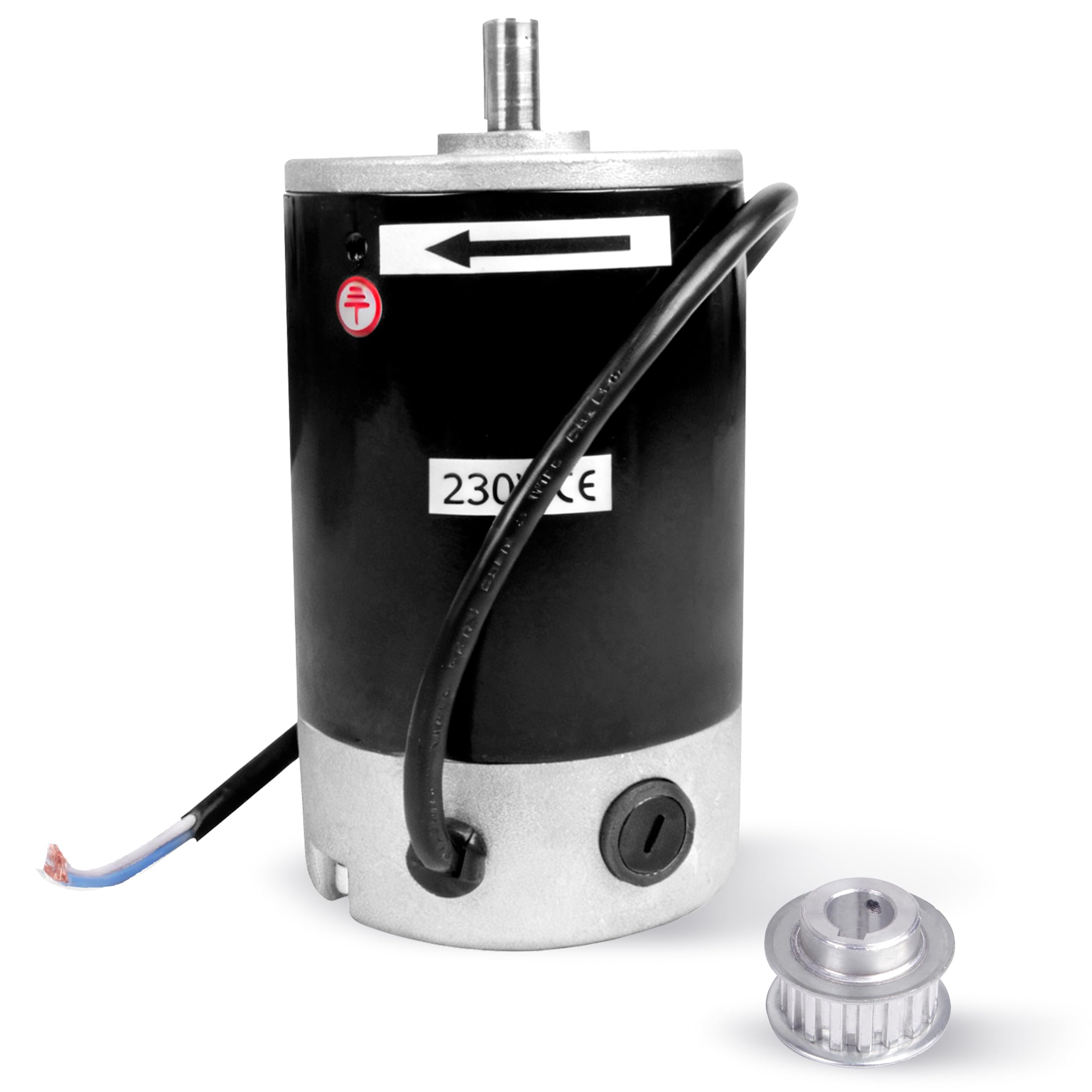 RATTMMOTOR Motor de 550 W 220 V CC, mini torno de metal, 6000 rpm, para mini torno de mesa 0618 CJ18A, accesorios mecánicos de repuesto (550 W)