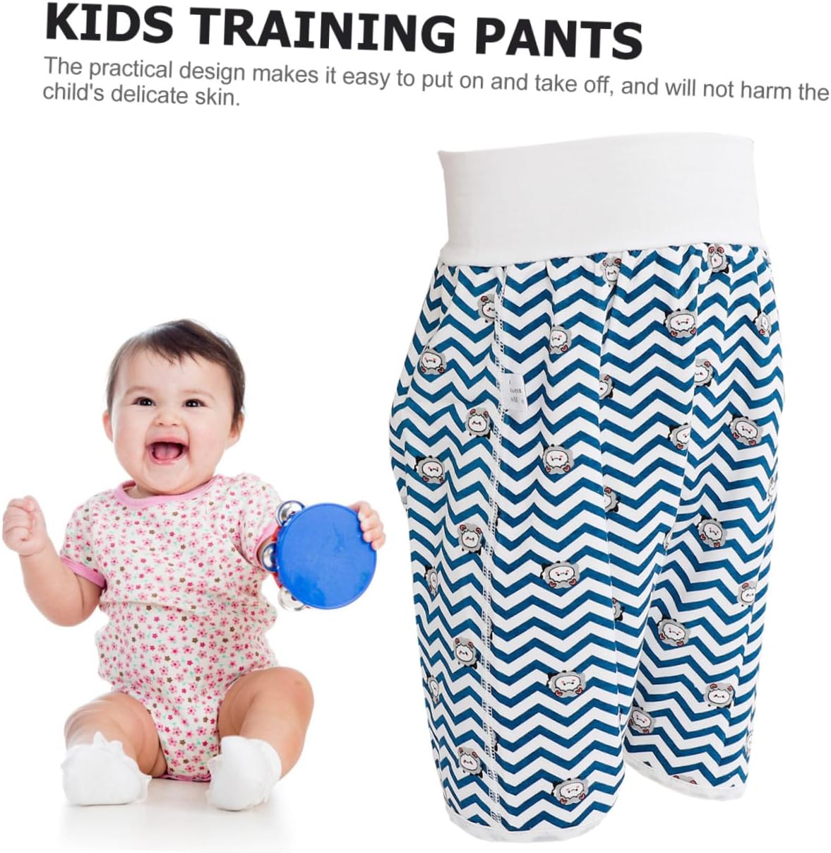 ORFOFE Boy Girl Pants for Wetting Incontinence Diaper Covers Skirt Training Pants Bed Wetting Protection