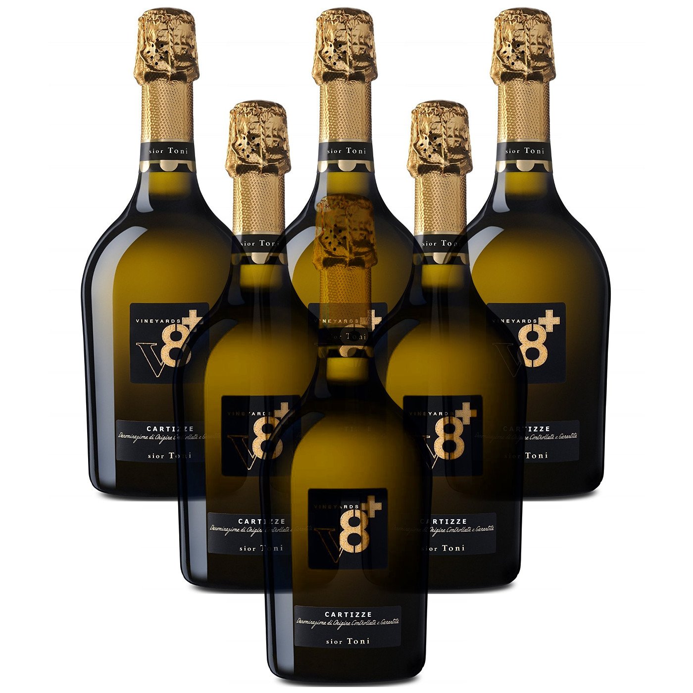 SIOR TONI VALDOBBIADENE SUPERIORE DI CARTIZZE DOCG DRY VINEYEARDS V8+ 6X75 cl