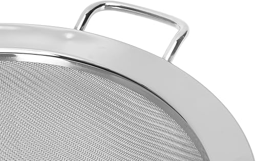 Miniatura 4 de Coladores de malla fina de acero inoxidable 316 para cocina, colador con asa, tamices para tamizar, colar, drenar enjuague verduras, té de pasta