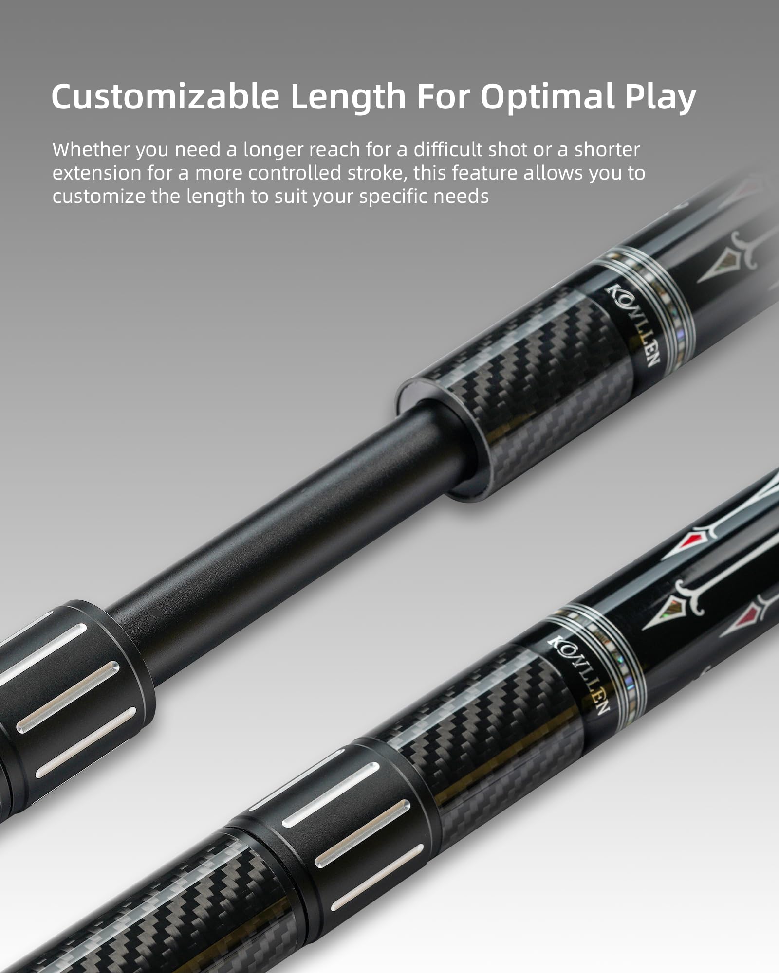 Amazon.co.jp: KONLLEN プールキューエクステンション バンパー3個付き