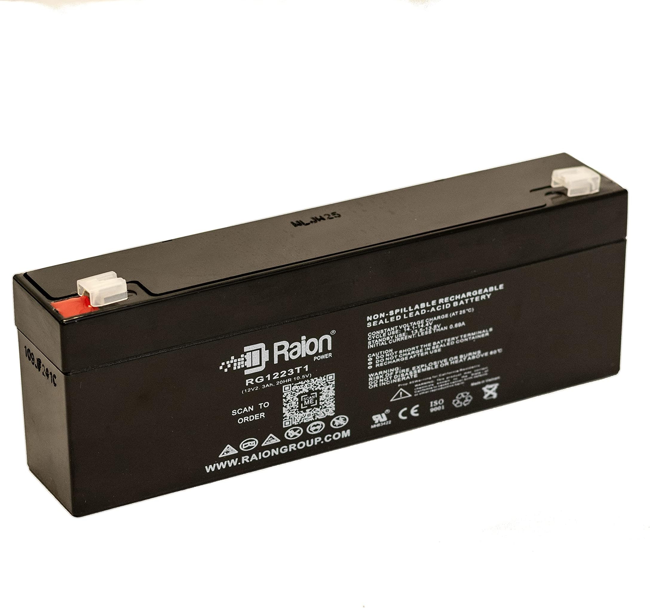 Raion Power 12V 2.3Ah Replacement AGM Battery for Dr Power Equipment 24749-1 Pack