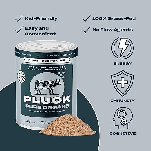 Miniatura 4 de Pluck Condimento de órganos de carne pura | De 100% alimentado con pasto y acabado con pasto de hígado, riñón, bazo, corazón y páncreas | Como se ve