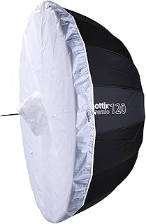 Phottix Premio Reflective (Silver) Umbrella with Diffuser (120cm/47) (PH85412)