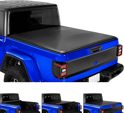 Tyger Auto T1 Soft Roll-up Truck Bed Tonneau Cover Compatible