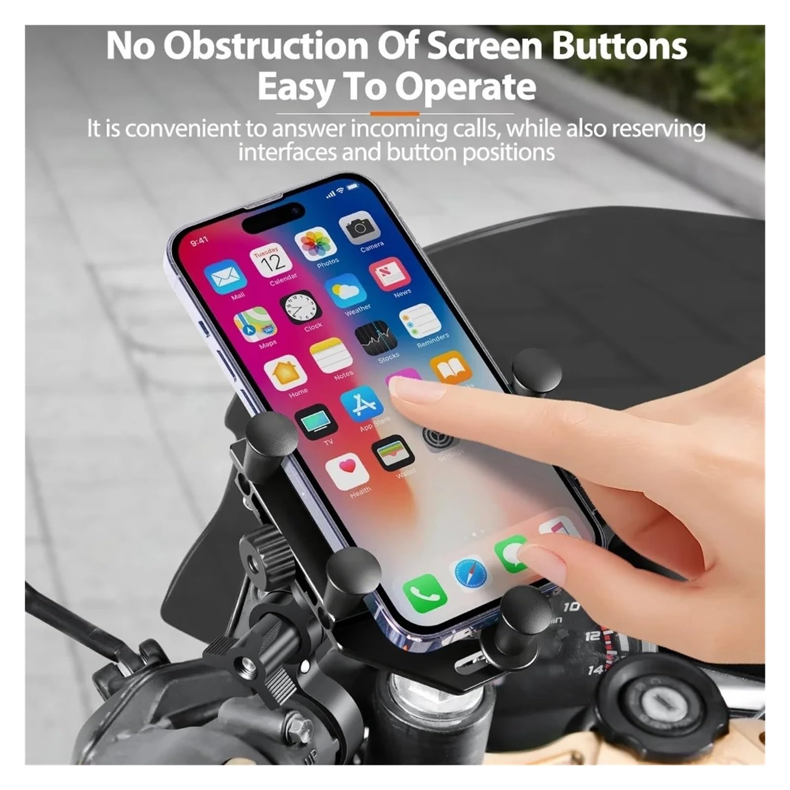 Supporto Per Telefono Moto Cavalletto Mobile Per Moto Staffa GPS per moto