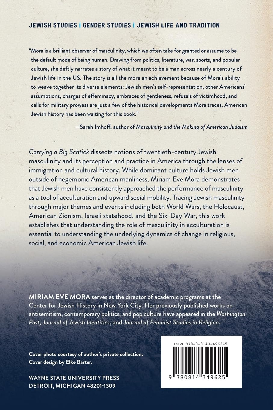 Carrying a Big Schtick: Jewish Acculturation and Masculinity in the Twentieth Century (Title Not in Series)