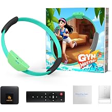 Gym Master Plug & Play Video Games System with Motion Sensor, 11 Interactive Sports & Adventure Games, Energetic Gaming System Designed for Families, Combines Indoor Activities with Fun Home