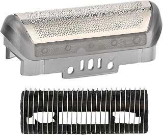 Cabezal de repuesto y cortador para Braun, compatible con 10B 20B 180 190 190S 1775 1735 2675, piezas de maquinilla de afeitar eléctrica (lámina + cabezal de cortador), fácil de instalar, piezas de