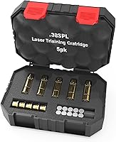 Vista 16 de 9mm/380ACP/40S&W/45ACP Cartucho de entrenamiento de disparo en seco con tapa de rosca integrada para entrenador de disparo en seco, haz de punto