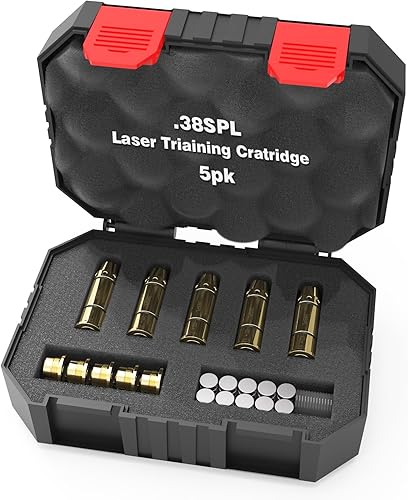 Miniatura 16 de 9mm/380ACP/40S&W/45ACP Cartucho de entrenamiento de disparo en seco con tapa de rosca integrada para entrenador de disparo en seco, haz de punto