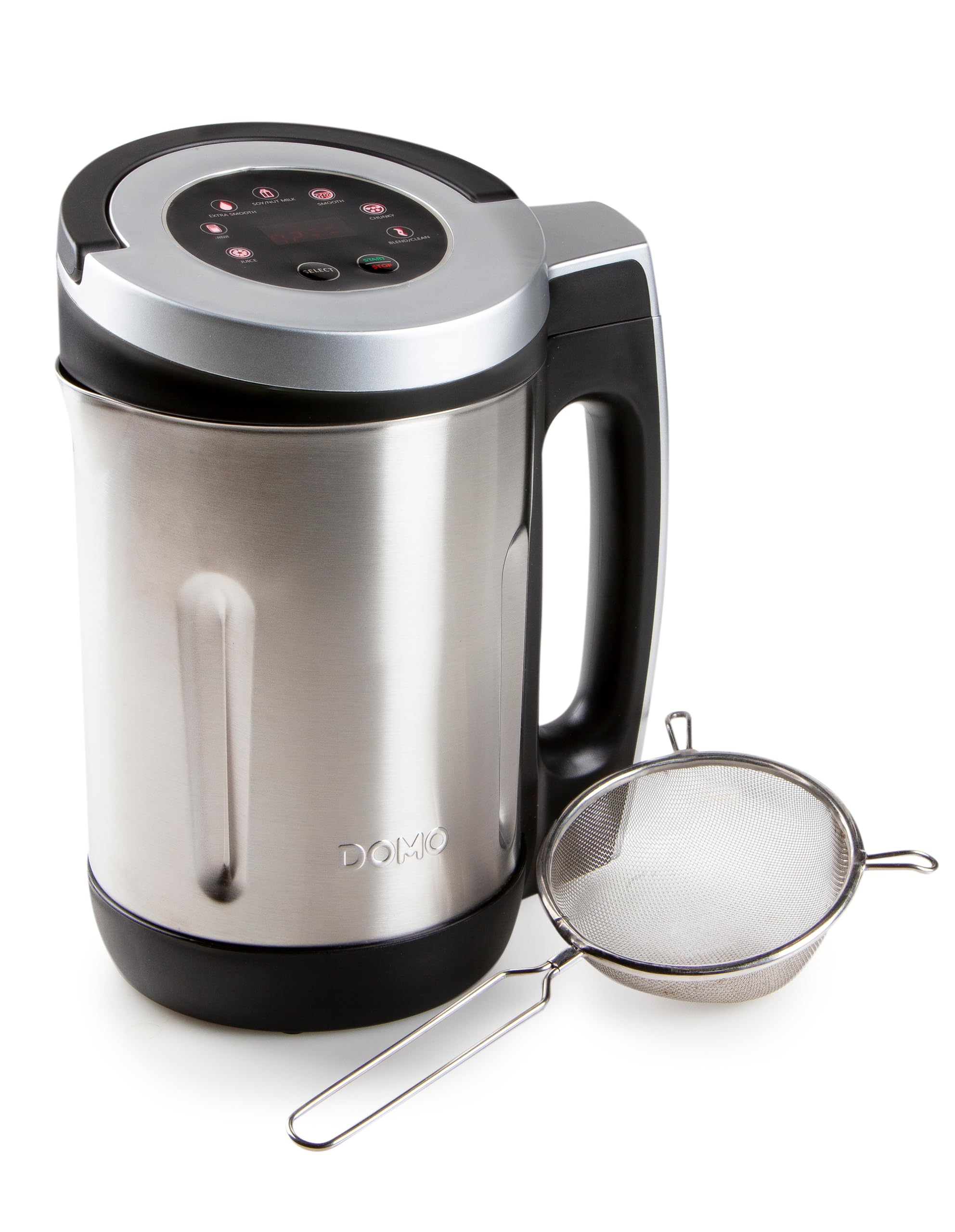 Domo DO716BL Soup Maker Stainless Steel, Black