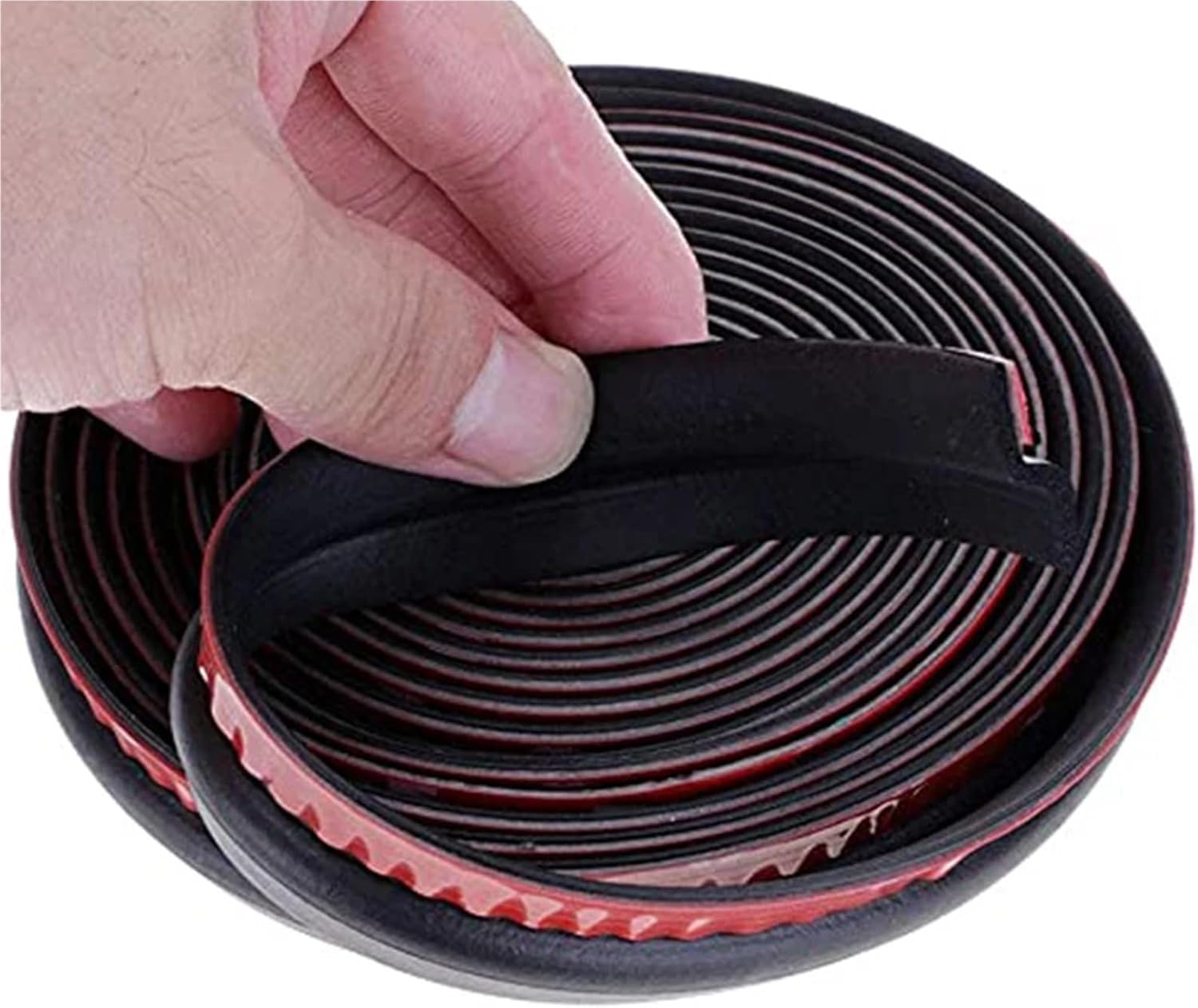 Car Z-Sealing Strip Engine Cover Hood Gap Sealing Strip Door Trunk Soundproofing Strip for Upper Edge Special Rubber Strip(8 Meters)