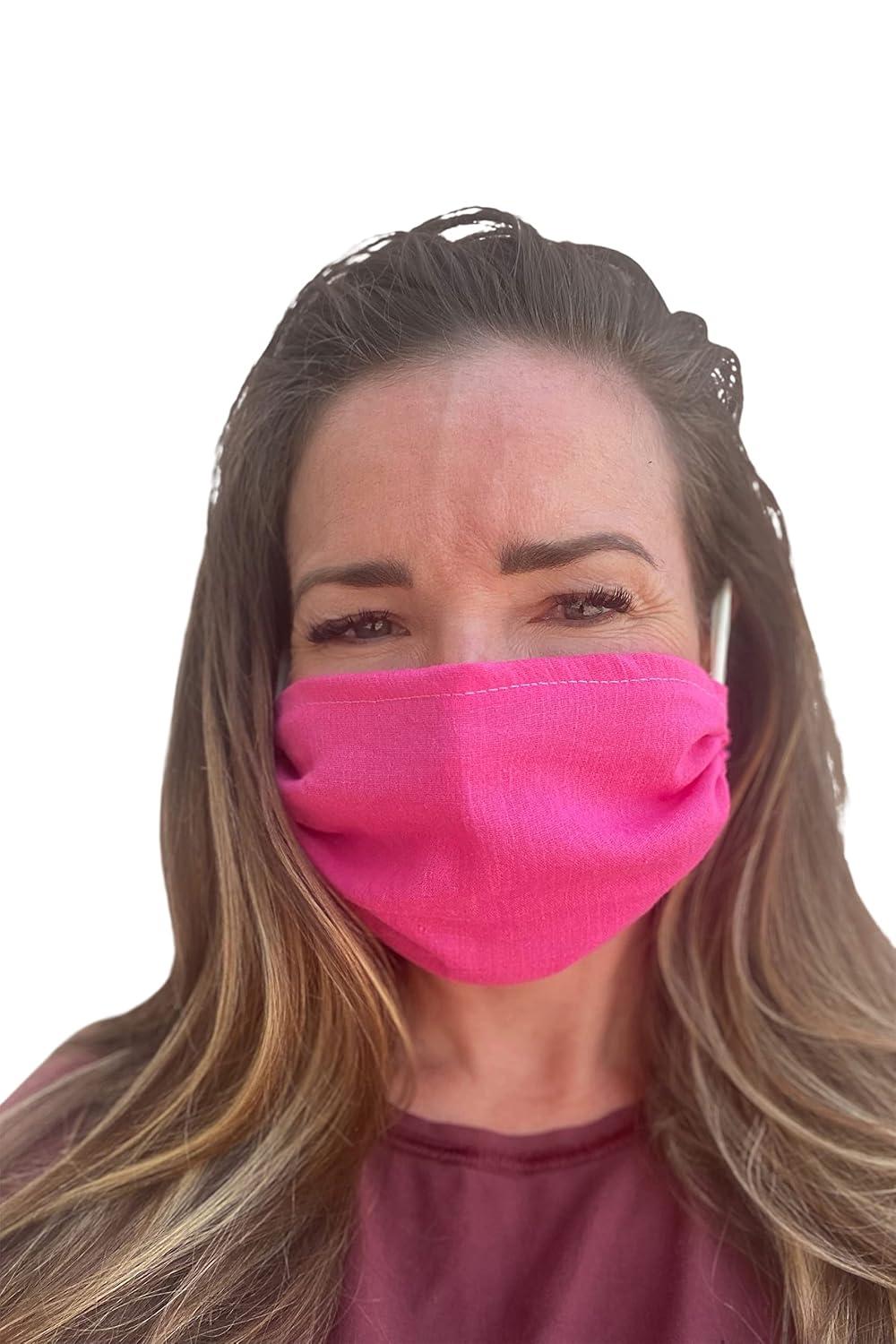Adult One Layer Mask, Breathable, Gauze, Travel Mask, School Mask, Lightweight, Cheesecloth Face Mask, Cotton, Adjustable, Washable