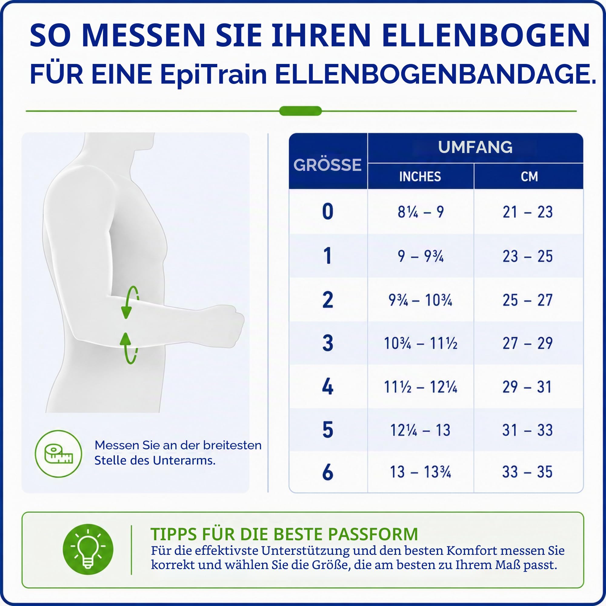 BAUERFEIND Ellenbogenbandage, EpiTrain, beige/Natur, Größe 2