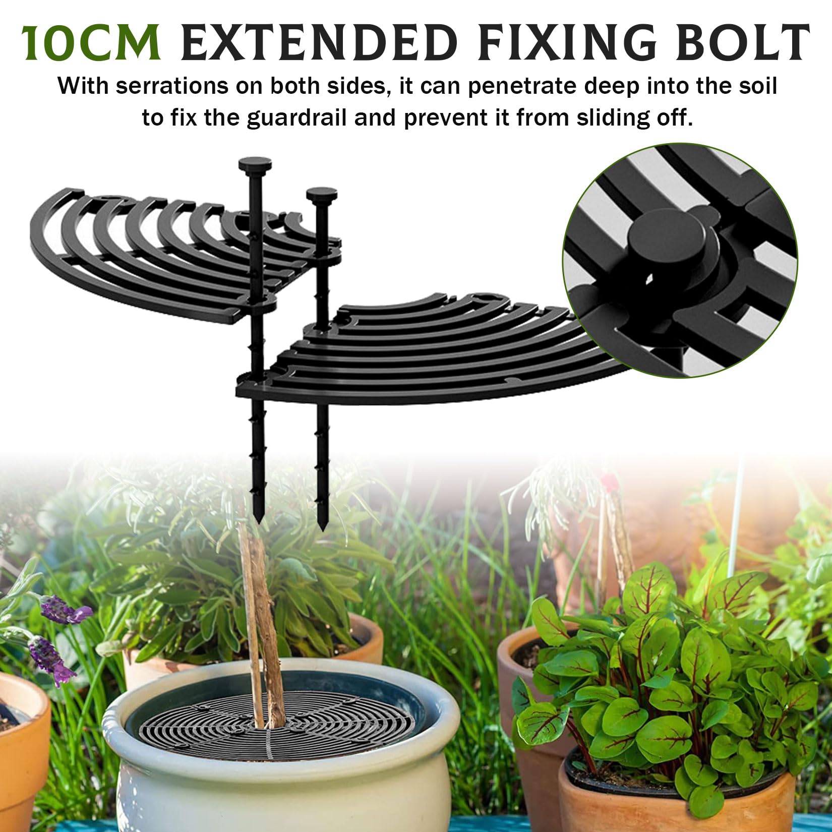 Lot de 4 grilles de protection pour pots de fleurs, 30 cm, taille découpable, protection des plantes, chat, grille pour pots de fleurs, protection des chats, protège la terre des animaux et